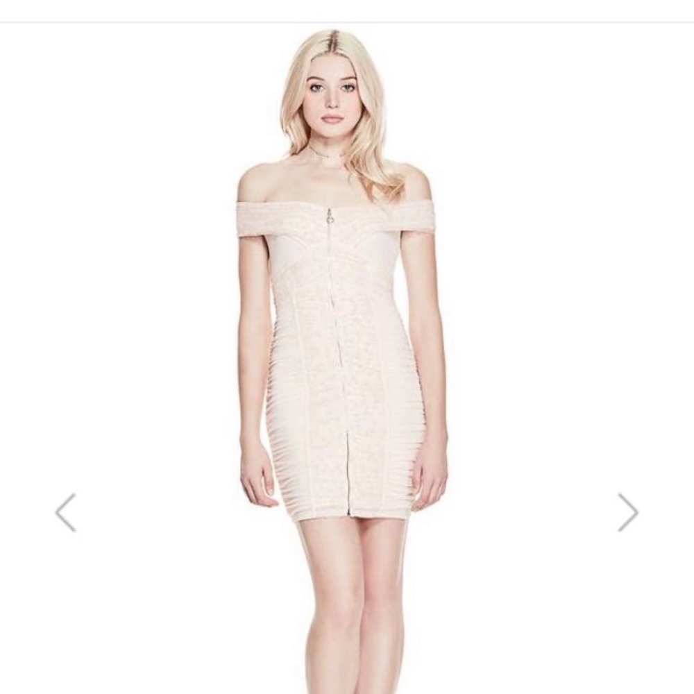 Guess pink dress